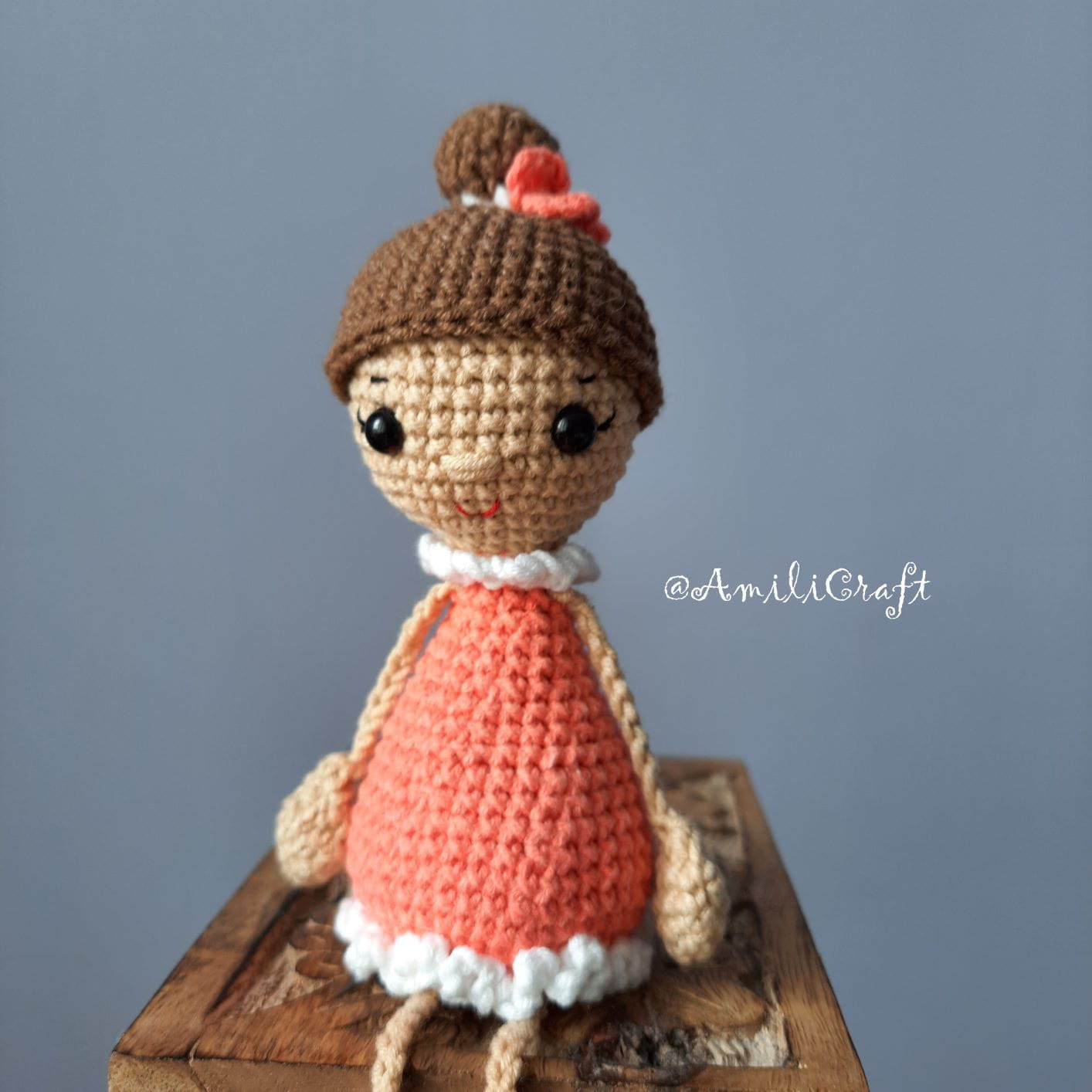 Wzór na szydełko Lalka Daisy amigurumi tutorial szydełkowy_7