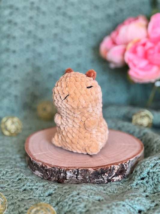 Kapibara szydełkowa handmade 1