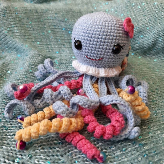 Wzór na szydełko Meduza instrukcja tutorial szydełkowy_1