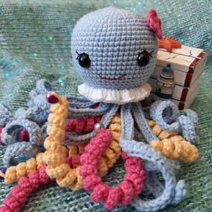 Wzór na szydełko Meduza instrukcja tutorial szydełkowy_2