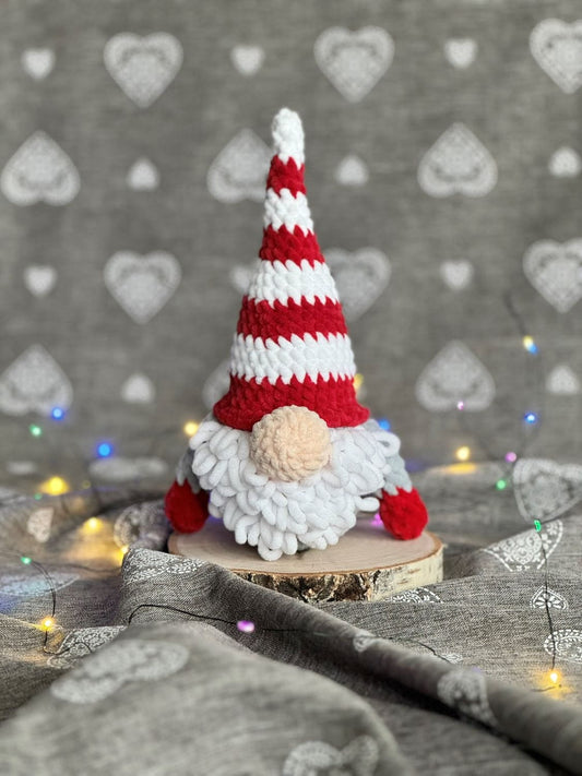 Skrzat w czapce w biało-czerwone paski_1