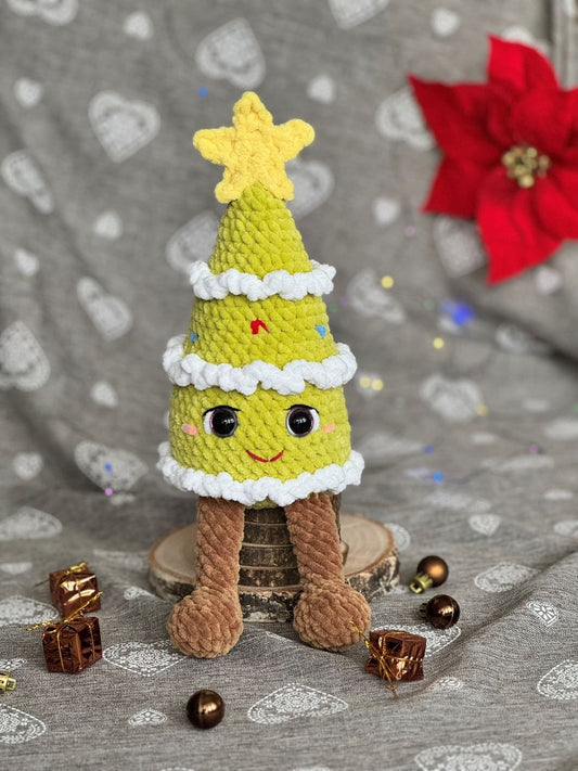 Jasnozielona choinka z nogami_1