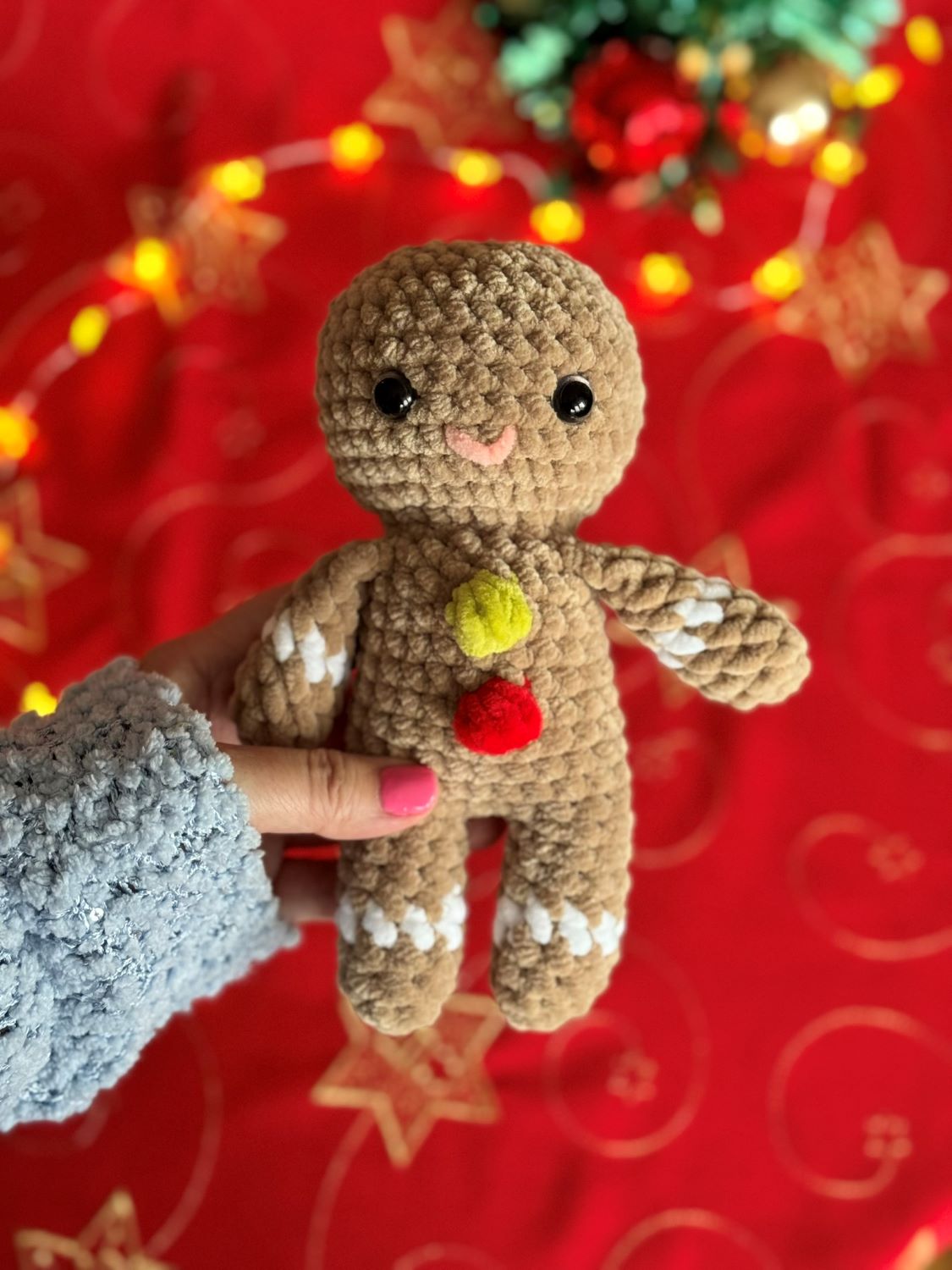 Piernik pluszowy w kolorze beżowym/ brązowym_4