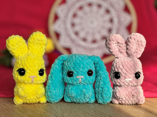 Króliczek zajączek kolorowy pluszowy_1