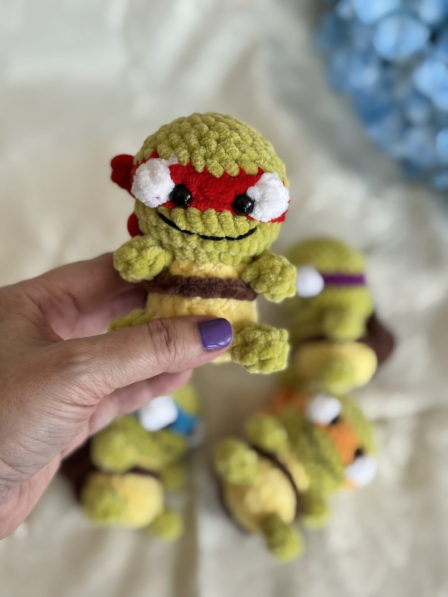 Zielony żółw ninja z brązową skorupą_6