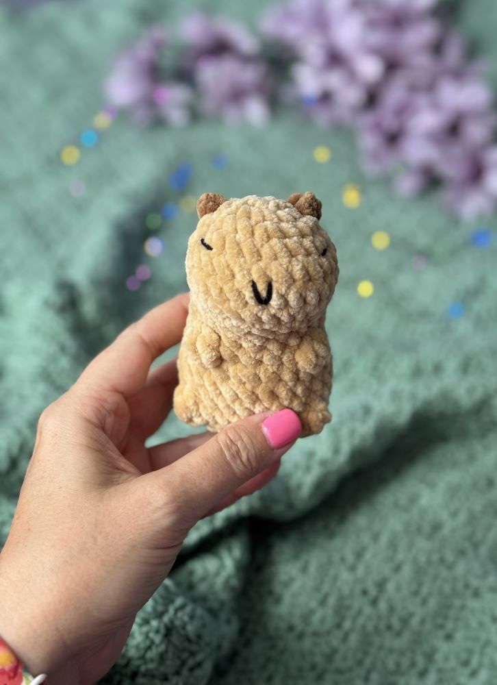 Kapibara szydełkowa handmade