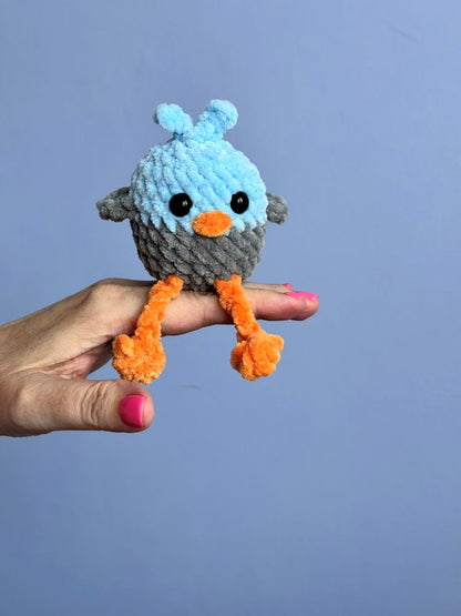 Ptaszek szydełkowy handmade – miękka przytulanka i wyjątkowa dekoracja